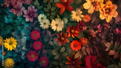 Beautiful flowers background
