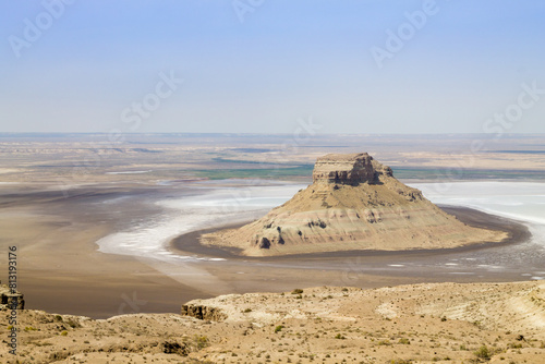 Karyn Zharyk depression view, Mangystau region, Kazakhstan photo