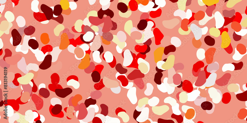 Light red vector template with abstract forms. Light red vector template with abstract forms.