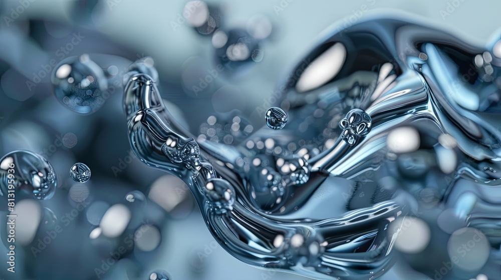 Sphere of liquid melting metal wallpaper background Sphere of liquid melting metal wallpaper background