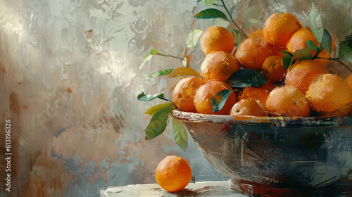 Still life oil painting composition wallpaper background