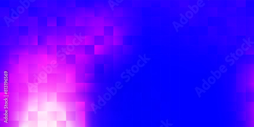 Light blue, yellow vector pattern with rectangles.