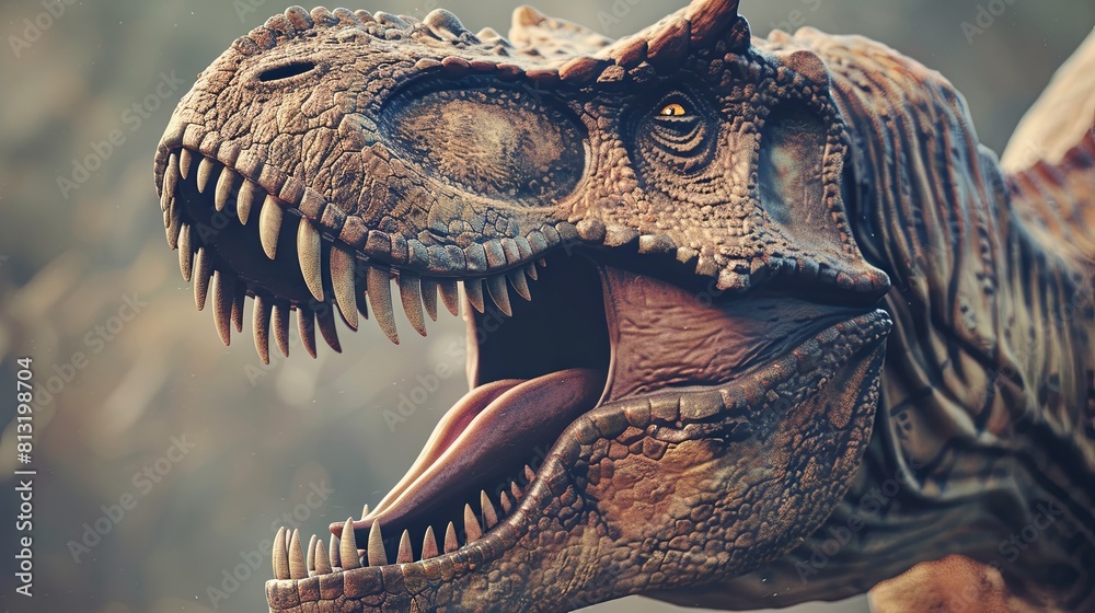 Obraz premium Tyrannosaurus rex concept drawing painting art wallpaper background