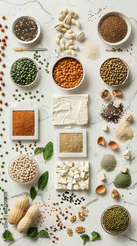 Comprehensive Visual Guide to Vegan Protein Sources