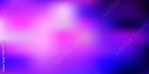Dark purple, pink vector gradient blur layout.