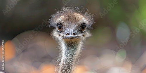 photo of cute baby emu - photo