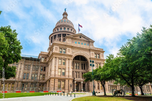 Scenic view of Texas State Capitol building in Austin