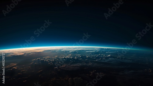 Earth at he night. Abstract wallpaper. City lights on planet. Civilization.