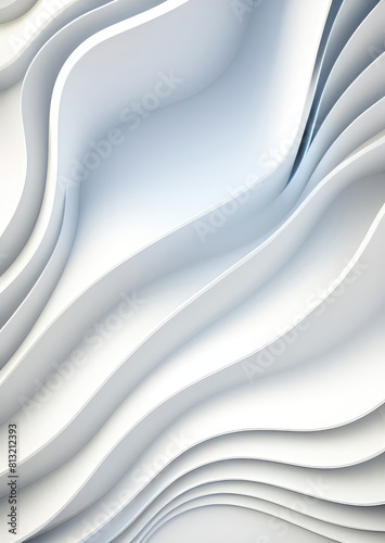 Black and white metallic color tone wavy lines futuristic abstract geometric shapes background.