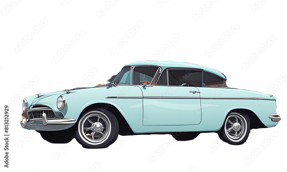 Fototapeta premium Take a drive in a cool car.