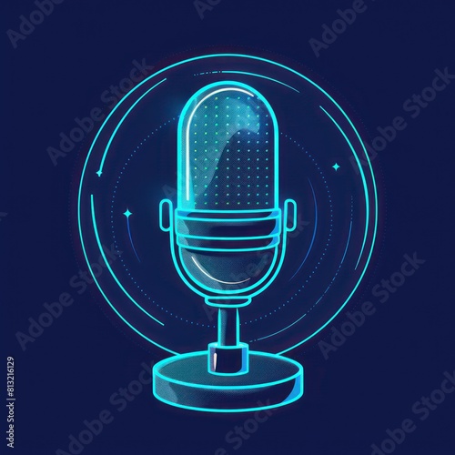 podcast financial technology logo design