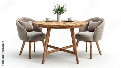 dining table and six chairs for the kitchen 