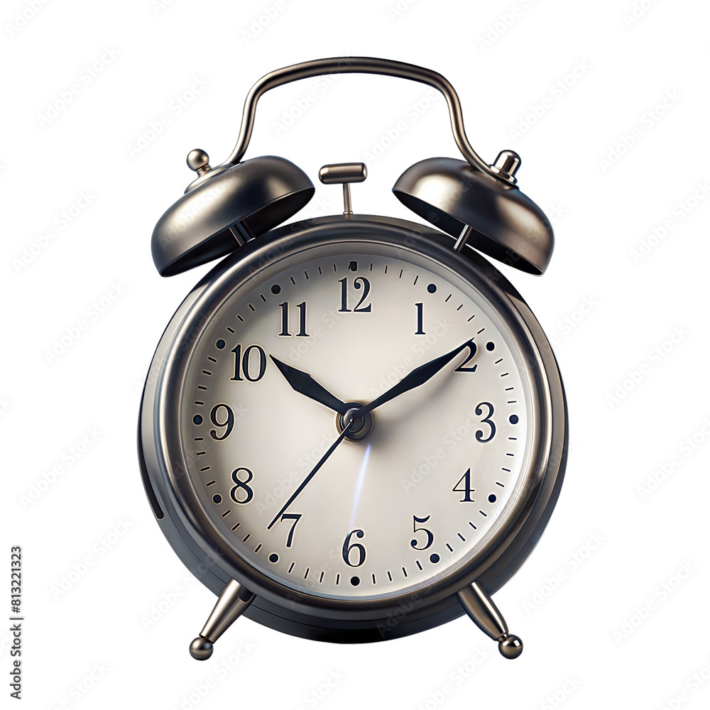 Alarm Clock on Transparent Background Alarm Clock on Transparent Background