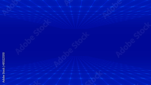 Abstract news background with lighting lines texture effect blue technology background