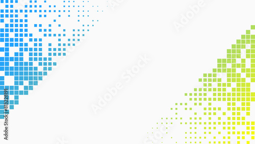 Pixel mosaic background. Colorful geometric background. Vector template design