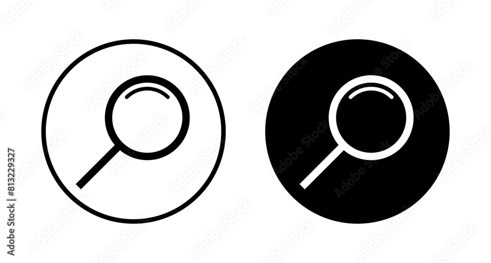 Search icon vector isolated on white background. Glass vector icon. search magnifying glass icon. Find Search icon vector isolated on white background. Glass vector icon. search magnifying glass icon. Find