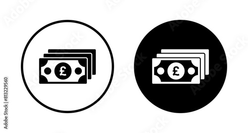 Money icon vector isolated on white background. Money vector icon. Dollar icon
