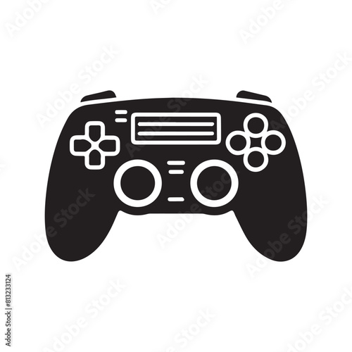 gaming controller vector icon graphic logo design ai generated