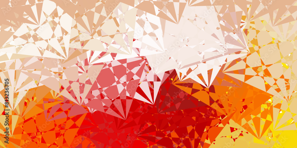 Light Brown vector background with triangles. Light Brown vector background with triangles.