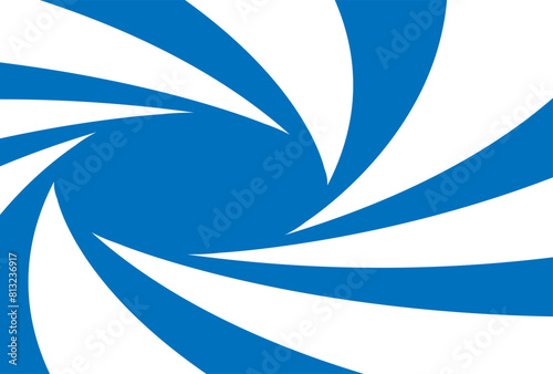 James rifled gun barrel grooves. Horizontal background, vector pattern, rifled channels.