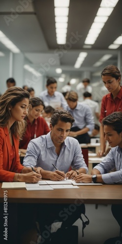 students in classroom