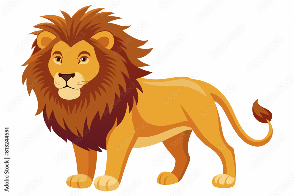 lion cartoon vector illustration lion cartoon vector illustration