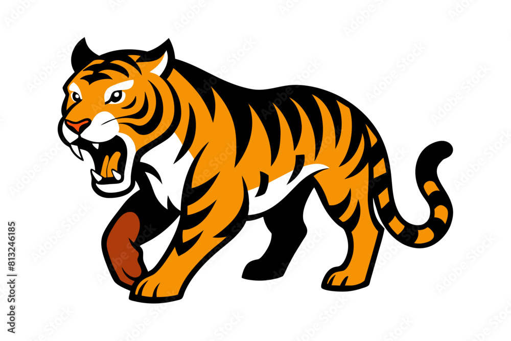 tiger cartoon vector illustration tiger cartoon vector illustration