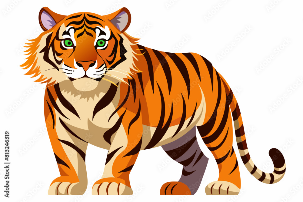 tiger cartoon vector illustration tiger cartoon vector illustration