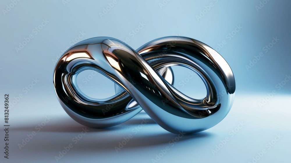 An infinite sculpture that merges reality with illusion, Ai Generated An infinite sculpture that merges reality with illusion, Ai Generated