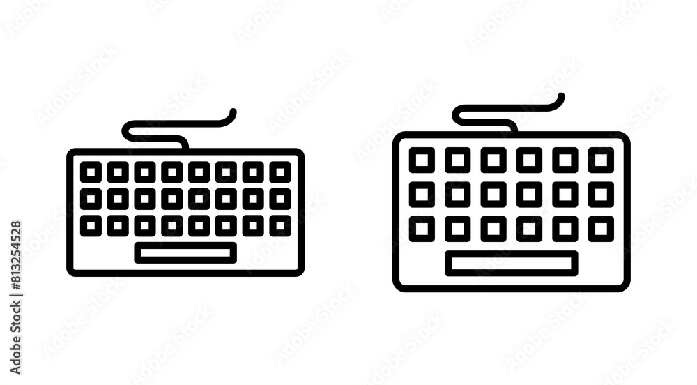 Keyboard icon set. keyboard vector symbol Keyboard icon set. keyboard vector symbol