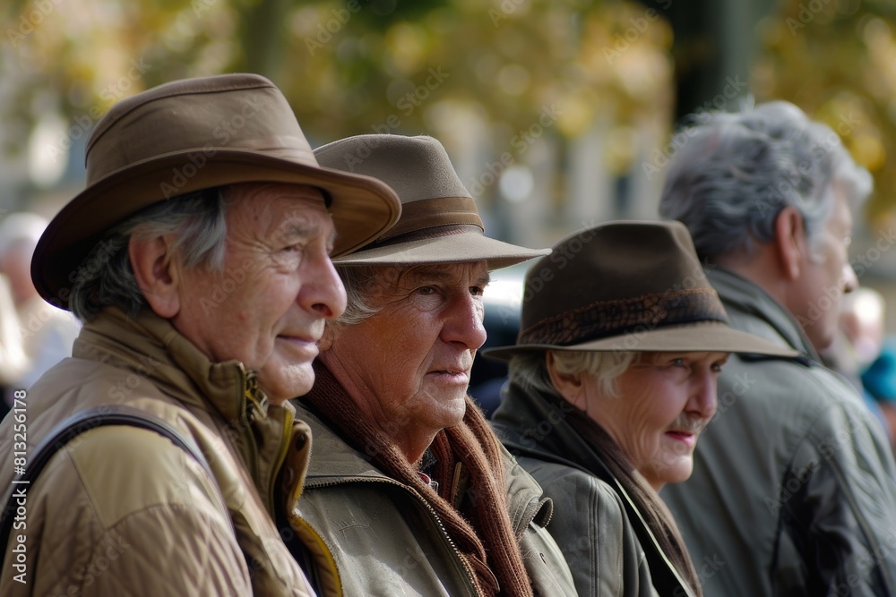 Unidentified people on the street in Zurich, Switzerland