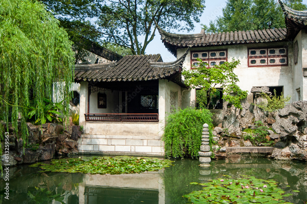 liuyuan Garden, Suzhou City, Jiangsu Province, China, was built in the Ming Dynasty (1593), a famous garden in the south of the Yangtze River. National key cultural relics, World Heritage. liuyuan Garden, Suzhou City, Jiangsu Province, China, was built in the Ming Dynasty (1593), a famous garden in the south of the Yangtze River. National key cultural relics, World Heritage.
