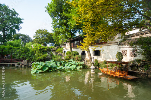 liuyuan Garden, Suzhou City, Jiangsu Province, China, was built in the Ming Dynasty (1593), a famous garden in the south of the Yangtze River. National key cultural relics, World Heritage.