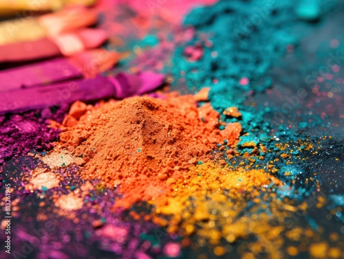 colors pigments small dust 