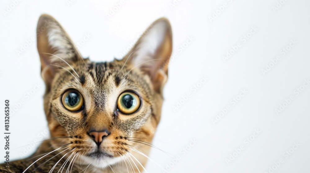 close up portrait of a cat close up portrait of a cat