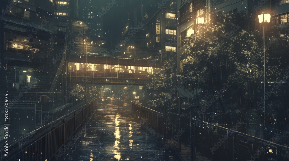 Stylized Cinematic Vibes in Modern Environments