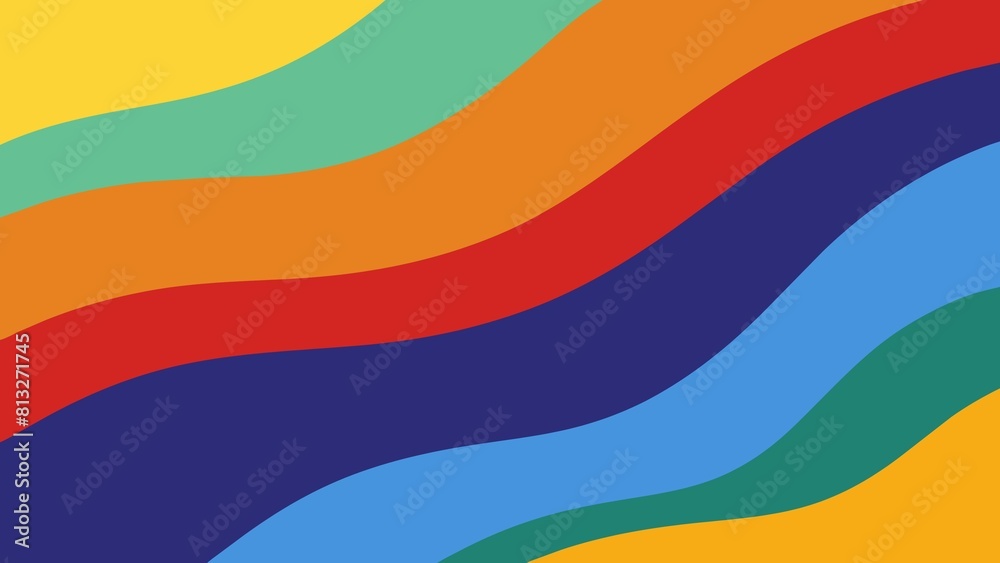 Abstract Colorful background with Waves Lines Abstract Colorful background with Waves Lines