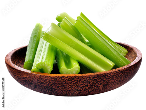 Fresh celery isolated on transparant background photo