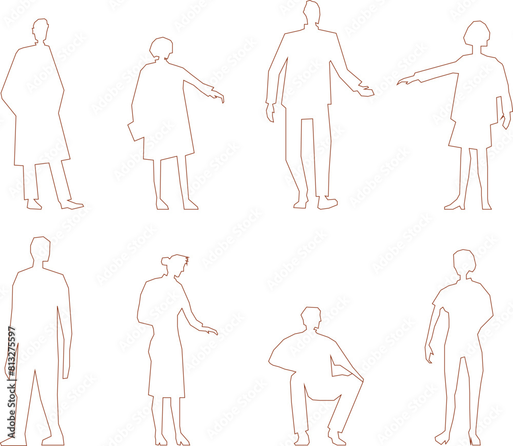 vector illustration, sketch design, drawing of a collection of people's activities with funny movements for design completeness vector illustration, sketch design, drawing of a collection of people's activities with funny movements for design completeness