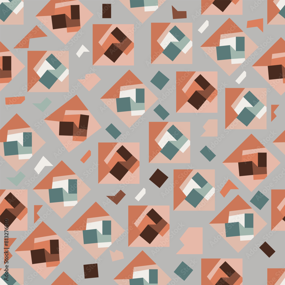 Geometric shapes pattern Geometric shapes pattern