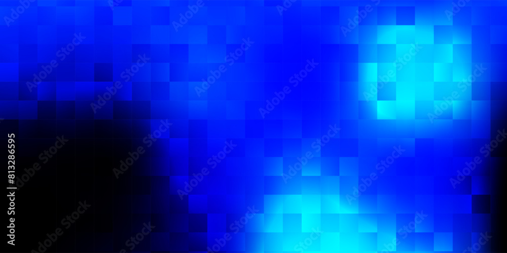 Dark blue vector pattern with abstract shapes.