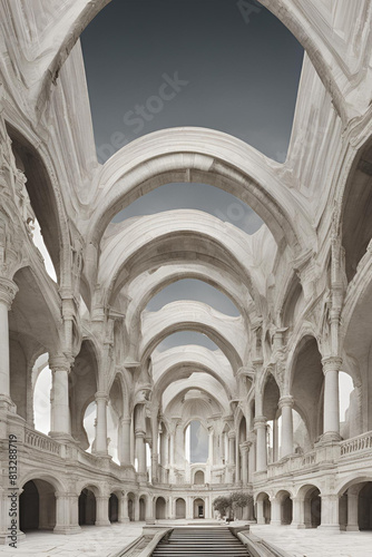 interior of the cathedral del fiore city