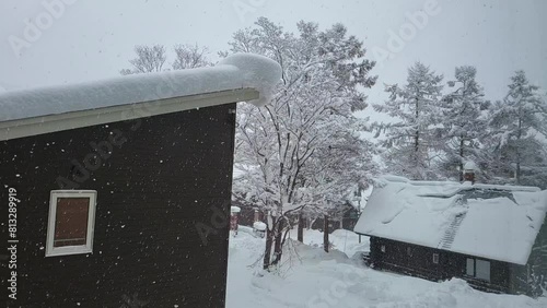 A Winter in Hokkaido Through A Window photo