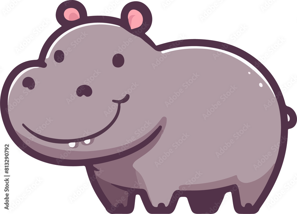 Hippopotamus illustration created by artificial intelligence.
Hippopotamus illustration created by artificial intelligence.
