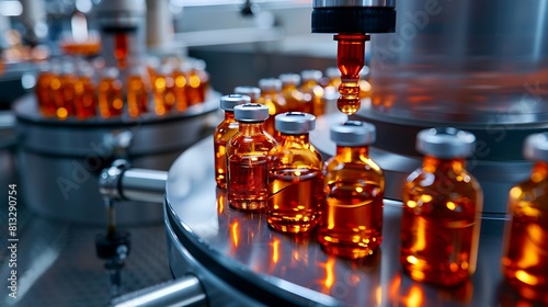 Medical vials undergoing rigorous quality control inspections in a state-of-the-art facility. © SHAPTOS