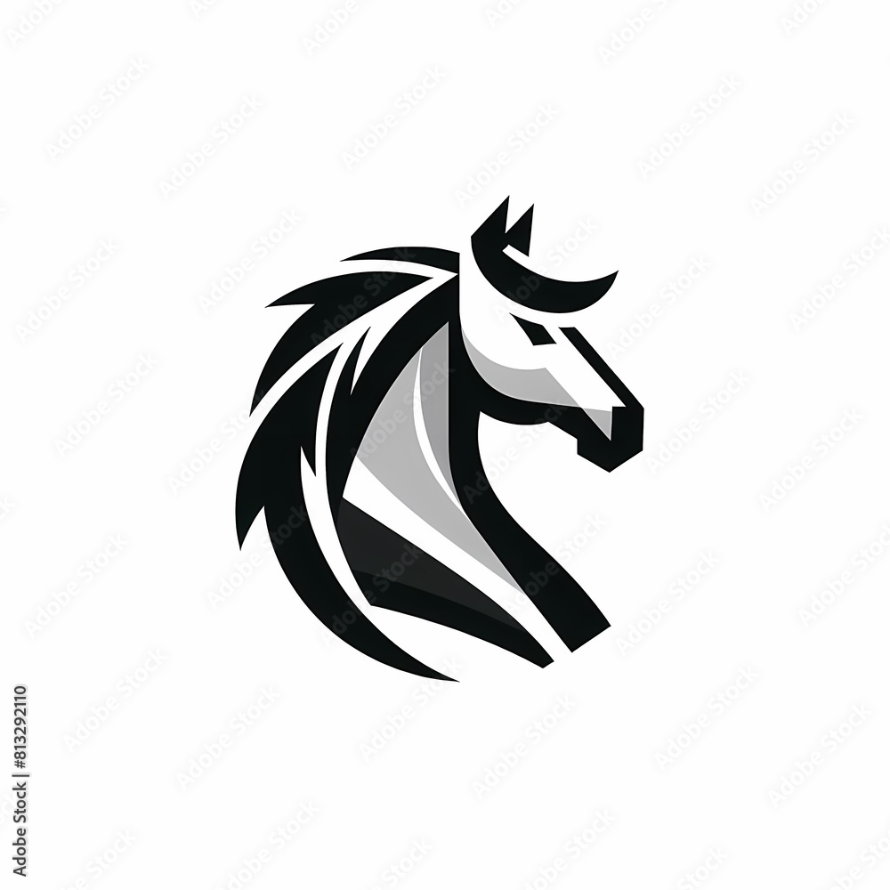 simple horse logo illustration simple horse logo illustration