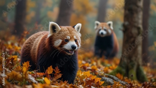 Red panda wildlife photo