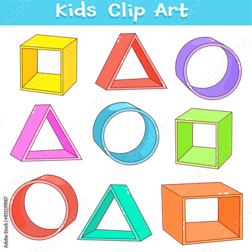 Clip Art learning mathematics.