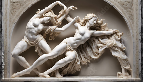 renaissance statue of the dancers