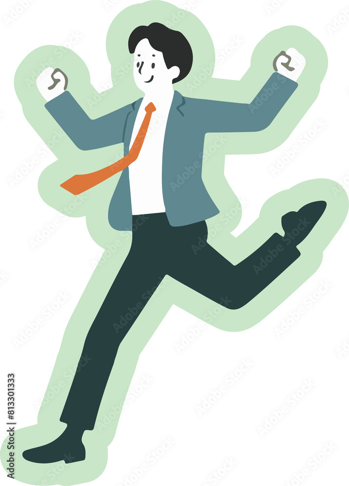 Office worker illustration created by artificial intelligence.
Office worker illustration created by artificial intelligence.